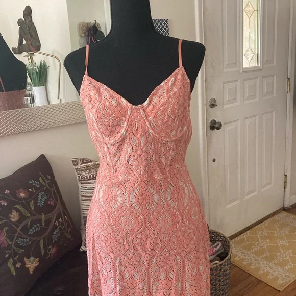 Express | Dresses | Express Pink Lace Dress Only Worn Once | Poshmark Express | Dresses | Express Pink Lace Dress Only Worn Once | Poshmark